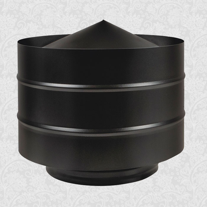 Дефлектор BLACK (Оц+AISI 430/0,5мм) д.120х200