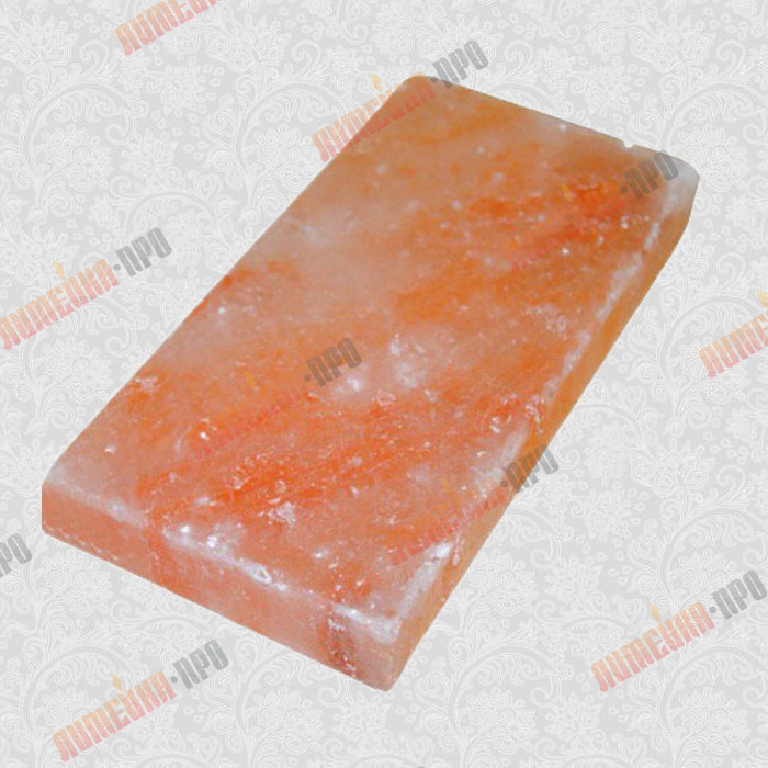 Гималайская соль, Плитка шлифованная 20х10х2,0 см