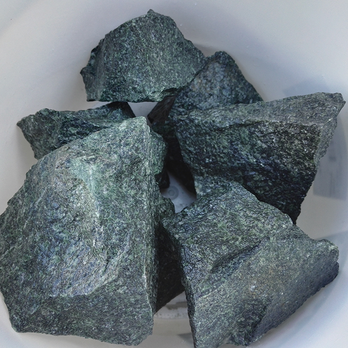 Камень для сауны Серпентинит, 10 кг колотый средний