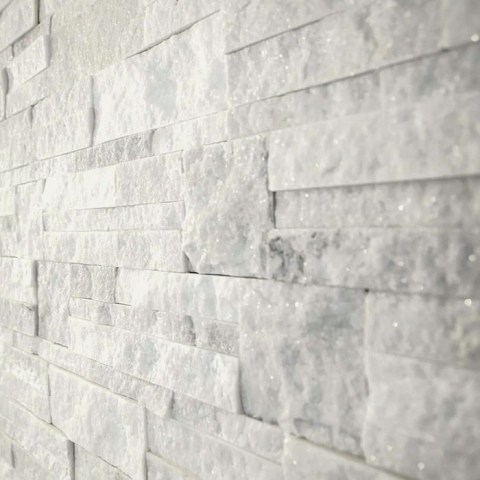 3D панели кварцит белый Modern (350х180x10-20 мм)
