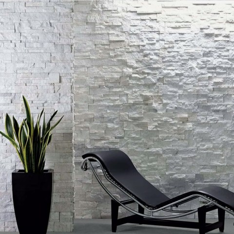 3D панели кварцит белый Modern (350х180x10-20 мм)
