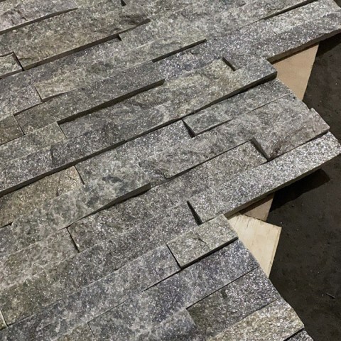 3D панели кварцит зеленый classic (600х150x10-20 мм)