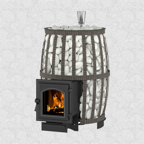 Чугунная печь Легенда Русский пар ковка 18 (270)