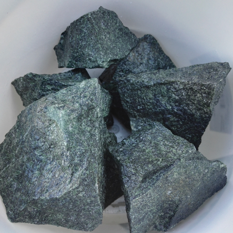 Камень для сауны Серпентинит, 5 кг колотый средний