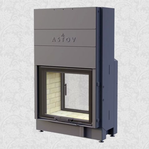 Каминная топка «Astov» ПТ 7363 с шибером (Ø200 мм) шамот