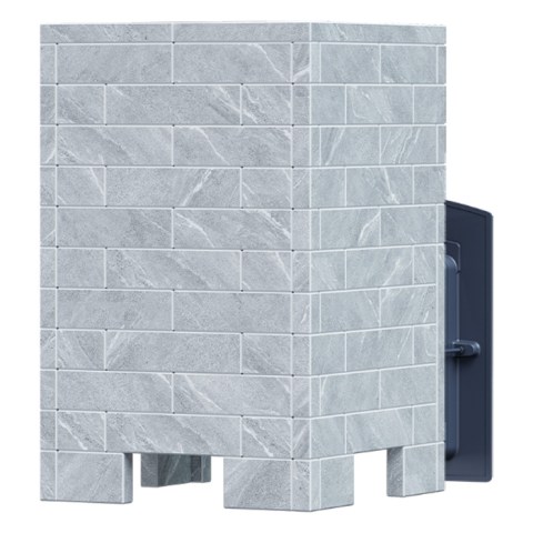 Комплект Авангард ЗК 25 (П2) Pro Классика 790/40 Талькохлорит кирпич вид сзади