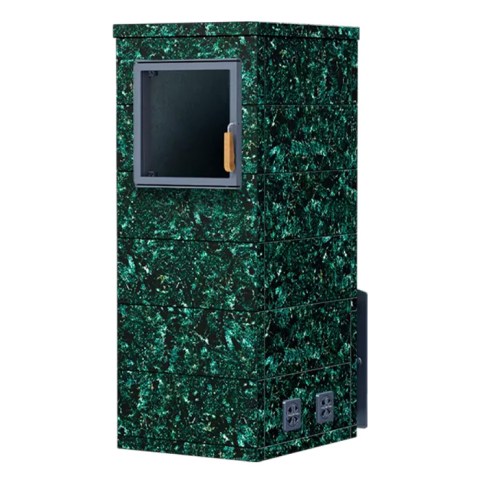 Комплект Grom 40 (П2) Русский пар 1580/40 Серпентинит вид сзади