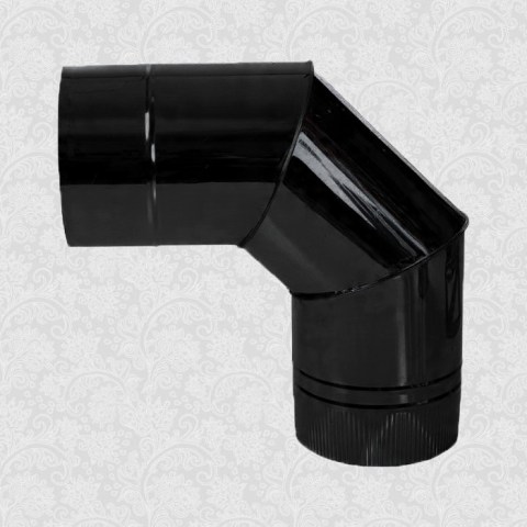 Отвод Black Edition, д. 200, 90 гр., AISI 430, 0,5мм