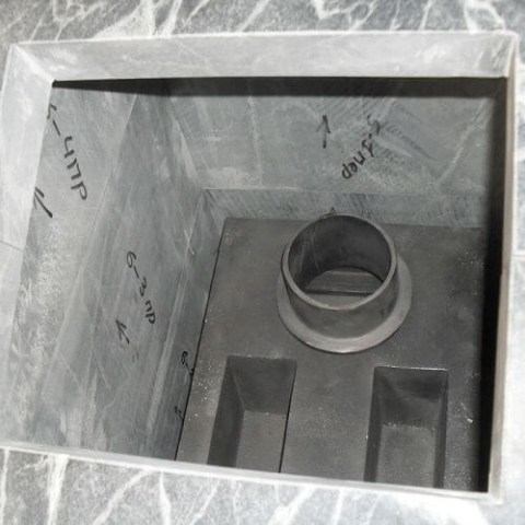 Печь банная чугунная Гефест ПБ-04 в облицовке «Президент» из талькохлорита Фото 9