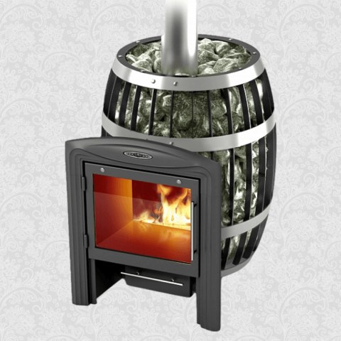 Печь банная Саяны Carbon Витра