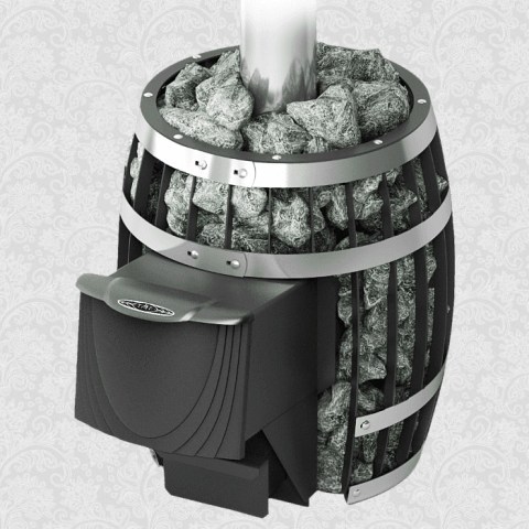 Печь банная Саяны Мини Carbon ДА(дверца антрацит)