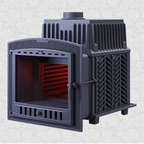 Печь чугунная для бани Гефест Grom 80 (П2)