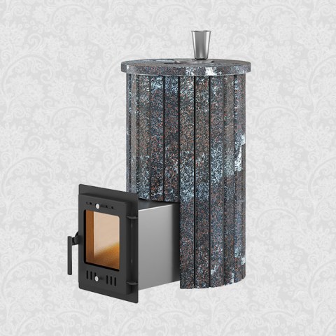 Печь для бани Эверест «Steam Master 24 INOX» Ламель Амфиболит, S-20