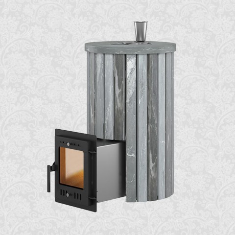 Печь для бани Эверест «Steam Master 24 INOX» Ламель Талькохлорит, S-20
