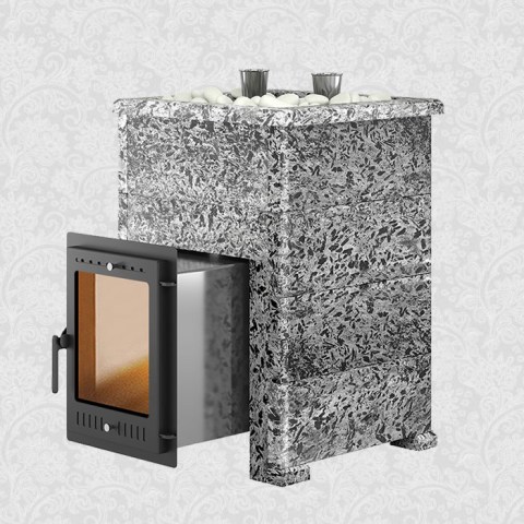Печь для бани Эверест «Steam Master 30 INOX» Пироксенит Элит, S-40