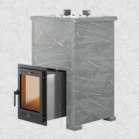 Печь для бани Эверест «Steam Master 38 INOX» Талькохлорит, S-40