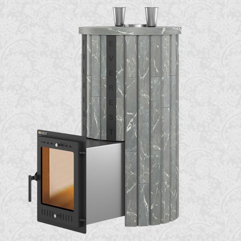 Печь для бани Эверест «Steam Master 44 INOX» Ламель Талькохлорит, S-20