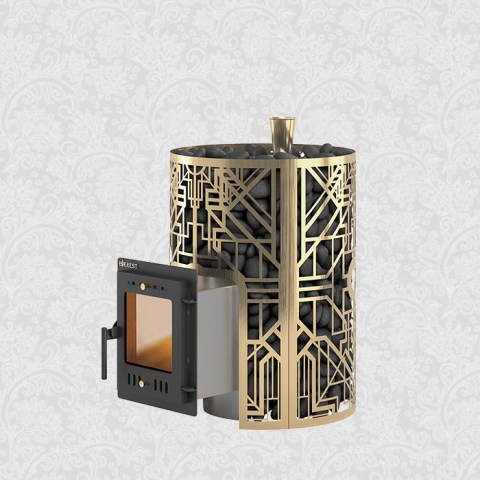 Печь для бани Эверест «Steam Master» Galaxy 18 Inox (210М) Gold