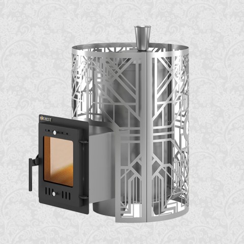 Печь для бани Эверест «Steam Master» Galaxy 18 INOX (210М)