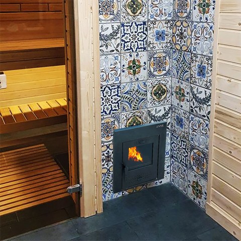 Печь для бани Eysen 240L Relax - печь в интерьере