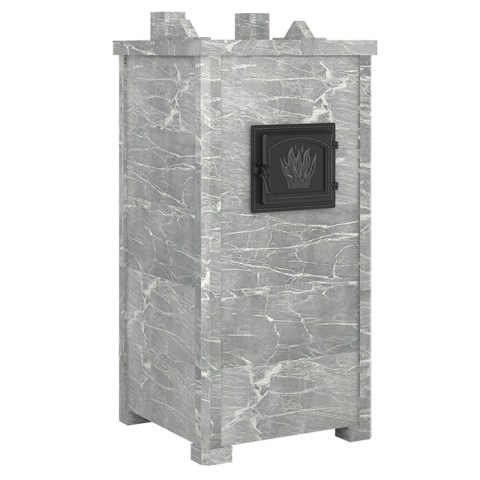 Печь Эверест «Легкий пар Профи» каменка «по-серому», Талькохлорит, S-50 мм Б/В