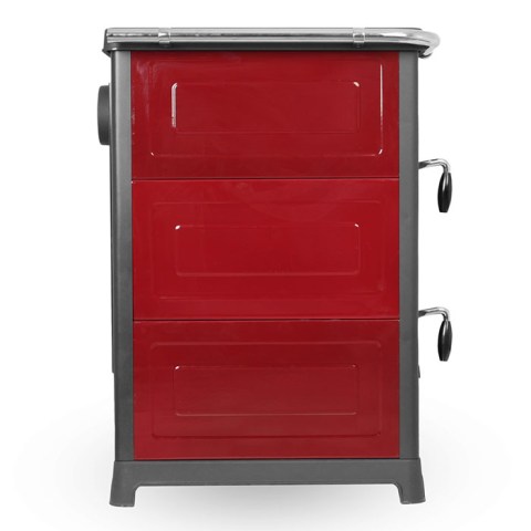 Печь-Камин MBS Olymp Plus Dark Red/L
