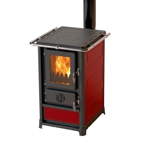Печь-Камин MBS Olymp Plus Dark Red/L