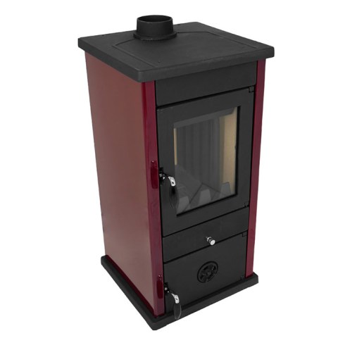 Печь-Камин MBS Thermo Vesta Plus Dark Red
