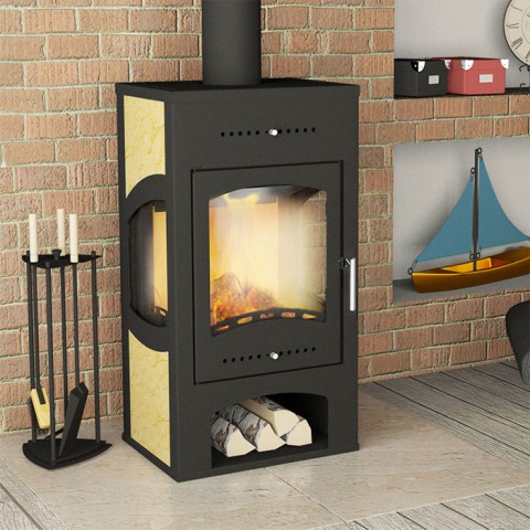Печь-камин «Мета» Варта 3D