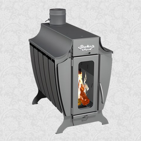 Печь отопительно-варочная Ермак Stoker АКВА 170 G
