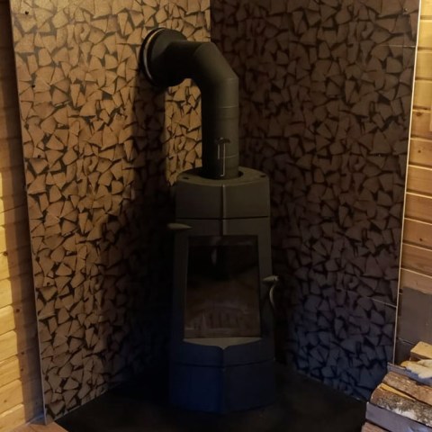  Плита термозащитная Flamma (Design) c сюжетом Слобода 85 стандарт 600x1200x8  (горизонталь)