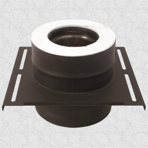 Площадка монтажная BLACK (AISI 430/1,0мм, KERALUX) д.120х200, 300*300мм