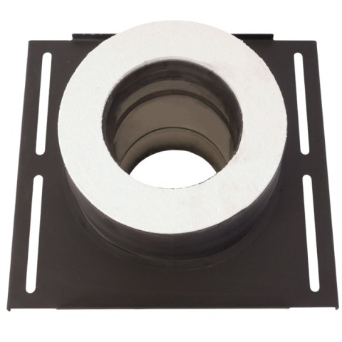 Площадка монтажная BLACK (AISI 430/1,0мм, KERALUX) д.120х200, 300*300мм