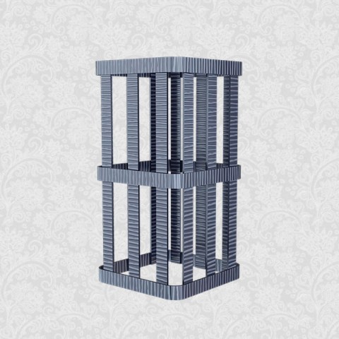 Сетка на трубу 300х300х500 Гефест ЗК 35/40/45