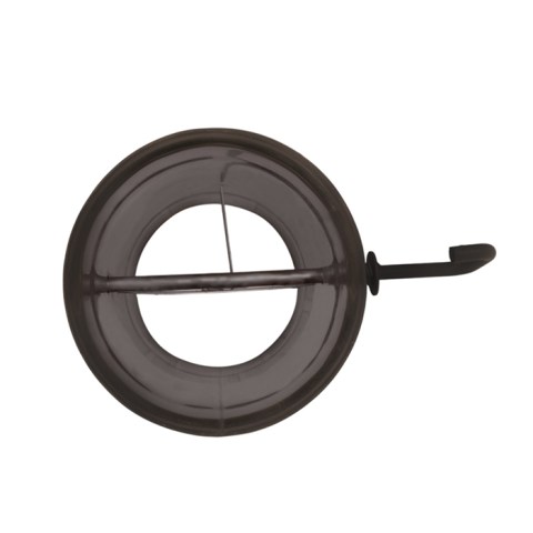 Старт-сэндвич BLACK c шибером (AISI 430/0,8мм) д.150х250 (ММ) вид сверху