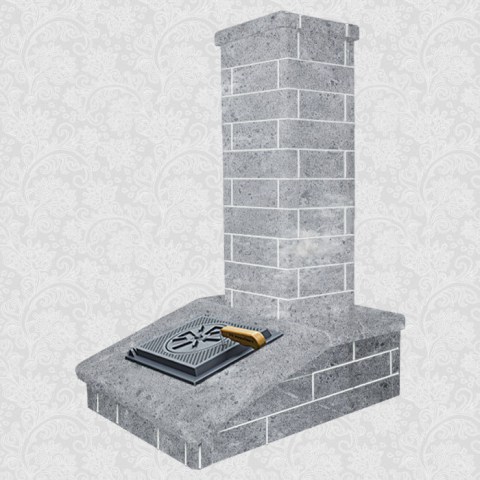 Талькомагнезит кирпич Гроза 18/24, GFS ЗК 18, Авангард 25, высота 790 мм