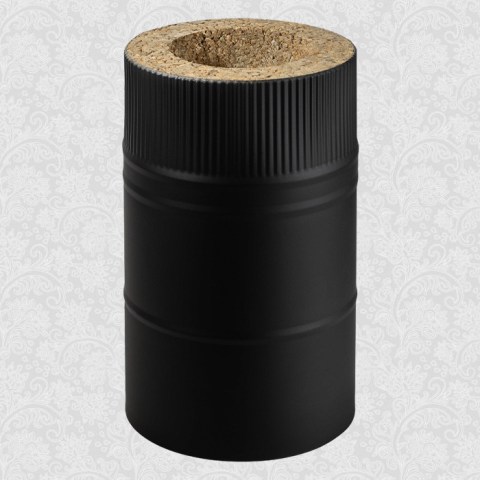 Труба дымовая Black Edition, д. 150, Нерж AISI430, 0.5мм, L=330 мм